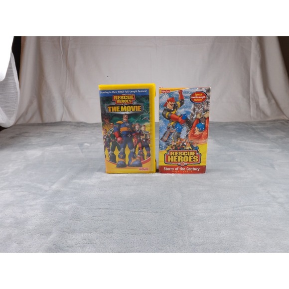 Other - Rescue Heroes‎ VHS tapes Set of Two Children's Action Movies